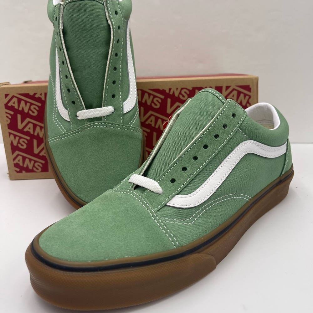 Vans Men’s Old Skool (Gum)
Basil/True White Sneakers Mint
VN0A38G19M0 - Picture 15 of 16